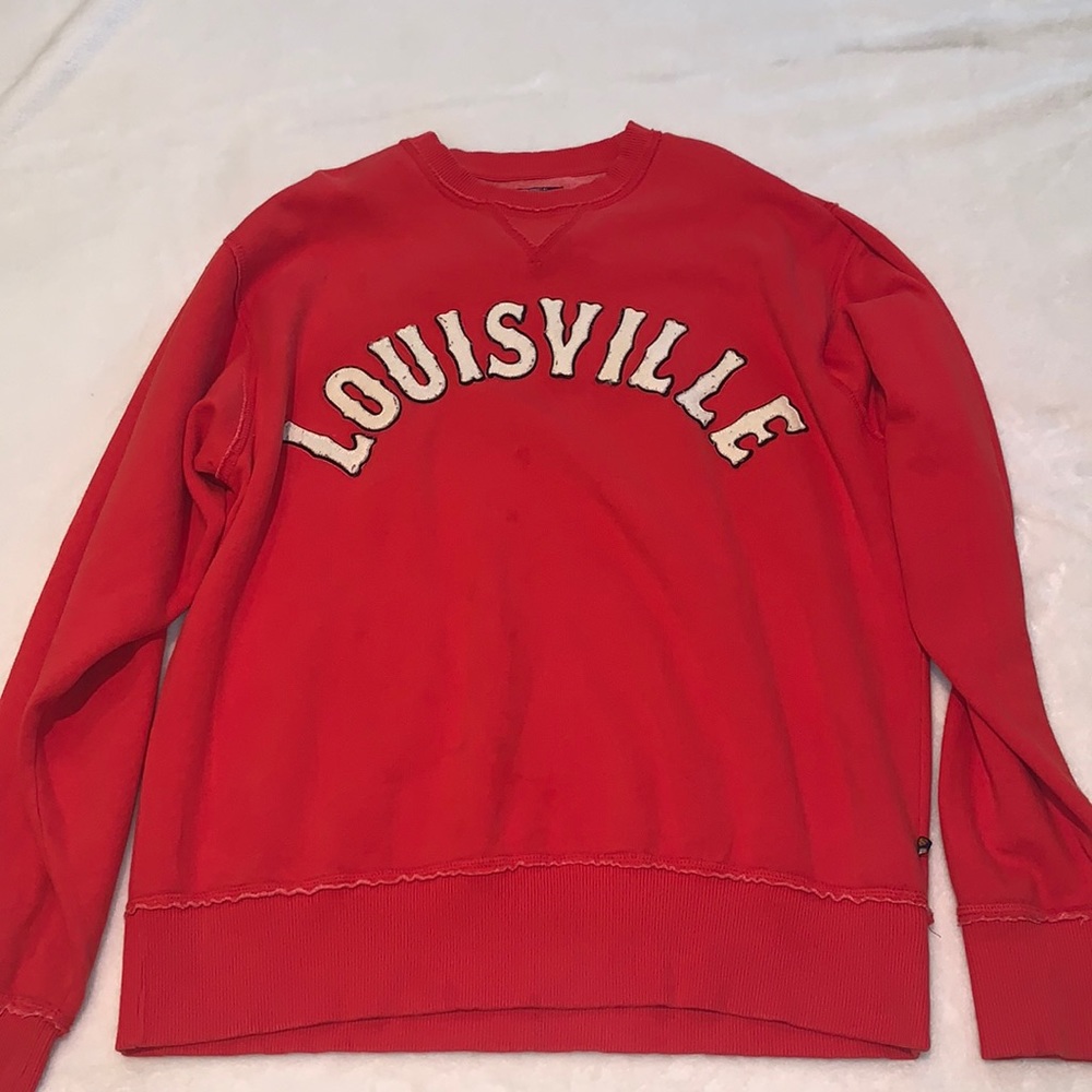 Red Louisville sweatshirt